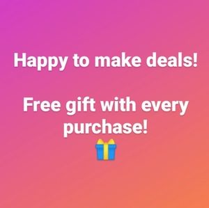 Free gift with every purchase!